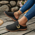 Cleo - Dame slip-on træsko med afrundet tå