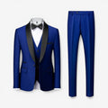 3-delt slim fit jakkesæt med blazer, vest og bukser