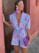 Goria - Moderigtigt jumpsuit med levende print
