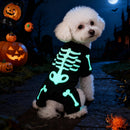 PetVibe - Glow-in-the-Dark Skelethund Jumpsuit