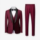 3-delt slim fit jakkesæt med blazer, vest og bukser