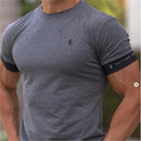 Jax – Muskelfit T-shirt med korte ærmer & rund hals
