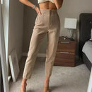 Elena - Højtaljede slim fit bukser Sofistikeret design til