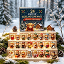 Cowdvent - Adventskalender med Highland Cow-motiv