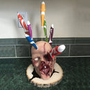 Halloween Skull Knife Holder with Knives