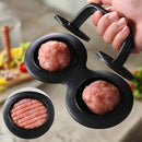 PattyPress - Dobbelt burgerpresse med non-stick belægning