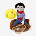 BarkRider - Cowboy Hundekostume med Rytter