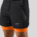 Jaxon – 2 i 1 sportsshorts med lynlåslommer