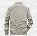 Jacob – Vandtæt jakke med lynlåslukning og lange ærmer
