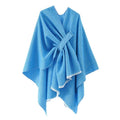 Anice poncho med wrap-model og åben front