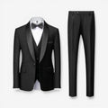 3-delt slim fit jakkesæt med blazer, vest og bukser