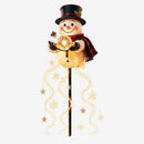 LumiSnowman - Solcelledrevet Snemand Have Lys med LED Belysning
