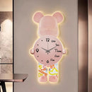 LuxuryTime - Bjørneformet vægur med legende design