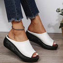 Lisa – Minimalistiske slip-on sandaler med åben tå