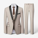 Herre Slim Fit Tredelt Jakkesæt