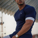 Jax – Muskelfit T-shirt med korte ærmer & rund hals