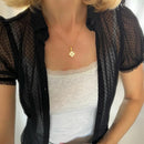 Julia| Halskæde med guldkløver