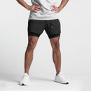 Kaelix - Dobbeltlagede løbeshorts med åndbart design