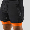 Jaxon – 2 i 1 sportsshorts med lynlåslommer