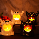 Halloween Ghost LED Lamp – Battery Operated Decoration