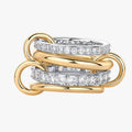 Nora – Stabelbar ring med tofarvet finish