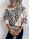 Chloe - Stilfuld off-shoulder langærmet trøje med
