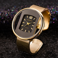 Rachel Contemporary Circle Quartz Watch med justerbar rem