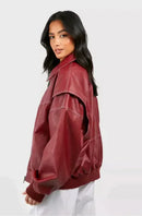 Cleo - Elegant Jakke Med Kontrastsyninger