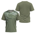 Alexander casual T-shirt med korte ærmer og rund hals