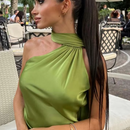 Claudine - Elegant rygløs off-shoulder kjole med