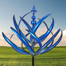 BreezeBloom - Vinddrevet havespinder med elegant roterende