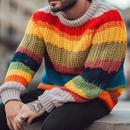 Adam - Regnbue-sweater