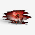 GhostMark - 3D Halloween Væg- og Gulvdekaler