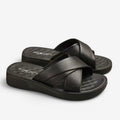 Dame slippers med krydsremme
