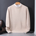 Benjamin sweater med rund hals og ribdetaljer