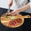 BoardNest - Pizzaskraber og serveringsbræt med håndtag