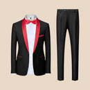 3-delt slim fit jakkesæt med blazer, vest og bukser