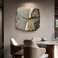 StoneAura - Moderne vægur med stenlook