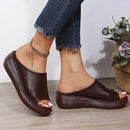 Lisa – Minimalistiske slip-on sandaler med åben tå