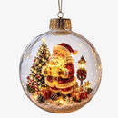 Snowmerry - Oplyst juleornament med miniature vinterscene