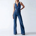 Lyra - Bodycon rygfri jumpsuit med hjerteformet design