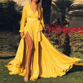 Selena elegant wrap-kjole