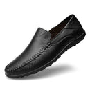 James - Håndsyede herre loafers i åndbart materiale