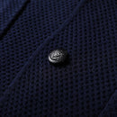 Charles – Herre cardigan slim fit med nedslået krave