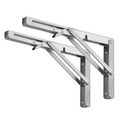 FoldMount - 2-delt kraftig foldbar hyldebeslag med