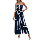 Tabea - Stropløs off-shoulder jumpsuit med brede ben og