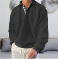 Robert- Førsteklasses Komfort Langærmet Sweater Med Knap