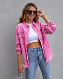 Emma - Dame slim fit denimjakke med skræddersyet snit