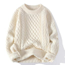 Emma – Oversized Sweater Med Rund Hals & Ribkanter