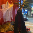 Black Hooded Cape for Halloween Cosplay